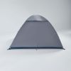 Quechua MH100, 3 Person Dome Camping Tent, Waterproof, Gray