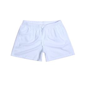 Beach Pants Men's Shorts Summer Surf Pants (Option: White-XL)