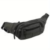 Men's And Women's Large-capacity Wear-resistant Sports Waist Bag Casual Bag Shoulder Chest Bag Light Sports Travel Bag Men's Messenger Backpack Waist