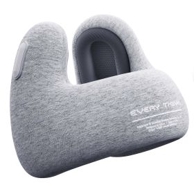 Vivzone NOISE CANCELING TRAVEL PILLOW (Color: Grey)