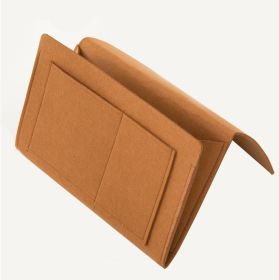 Simple Sofa And Bedside Felt Storage Bag (Option: Khaki-27x22x8cm)